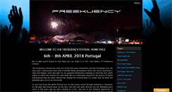 Desktop Screenshot of freekuencyfestival.com