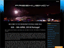 Tablet Screenshot of freekuencyfestival.com